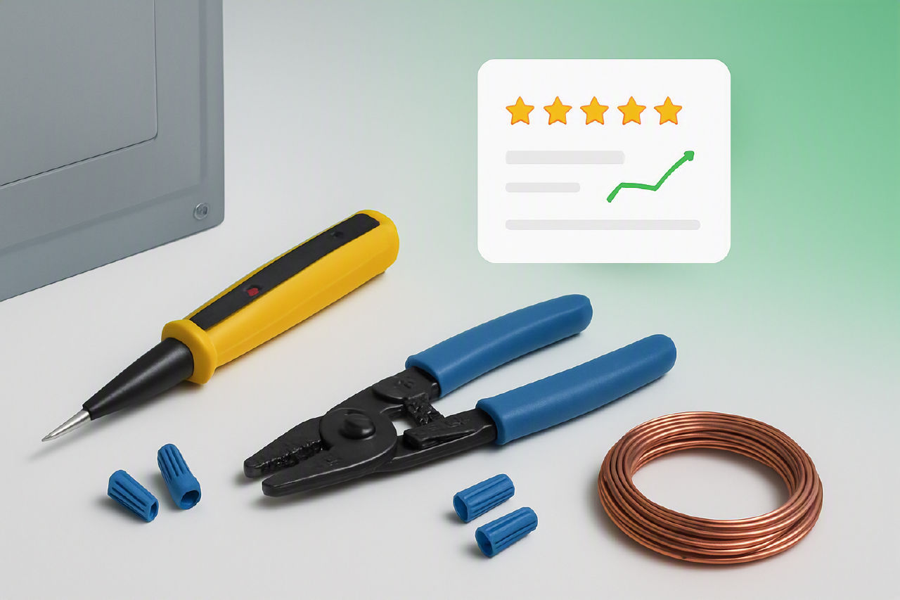 Electrician reviews that turn profile views into calls