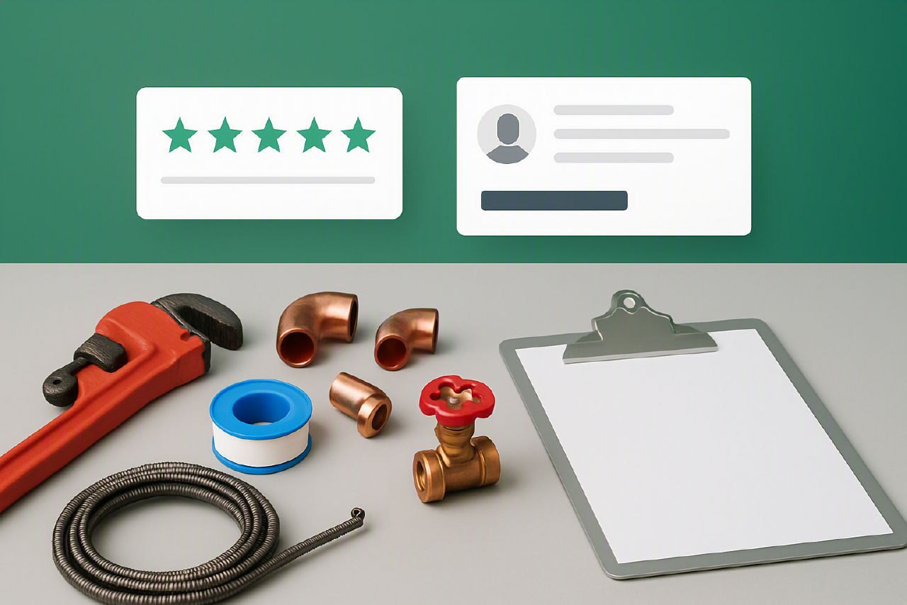 How plumbers turn reviews into more booked calls