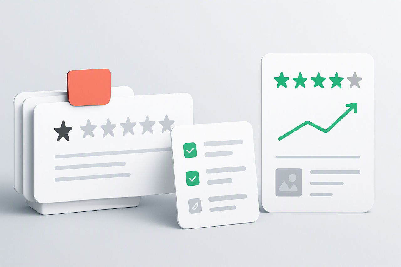 How star rating recovery works after a bad review is removed