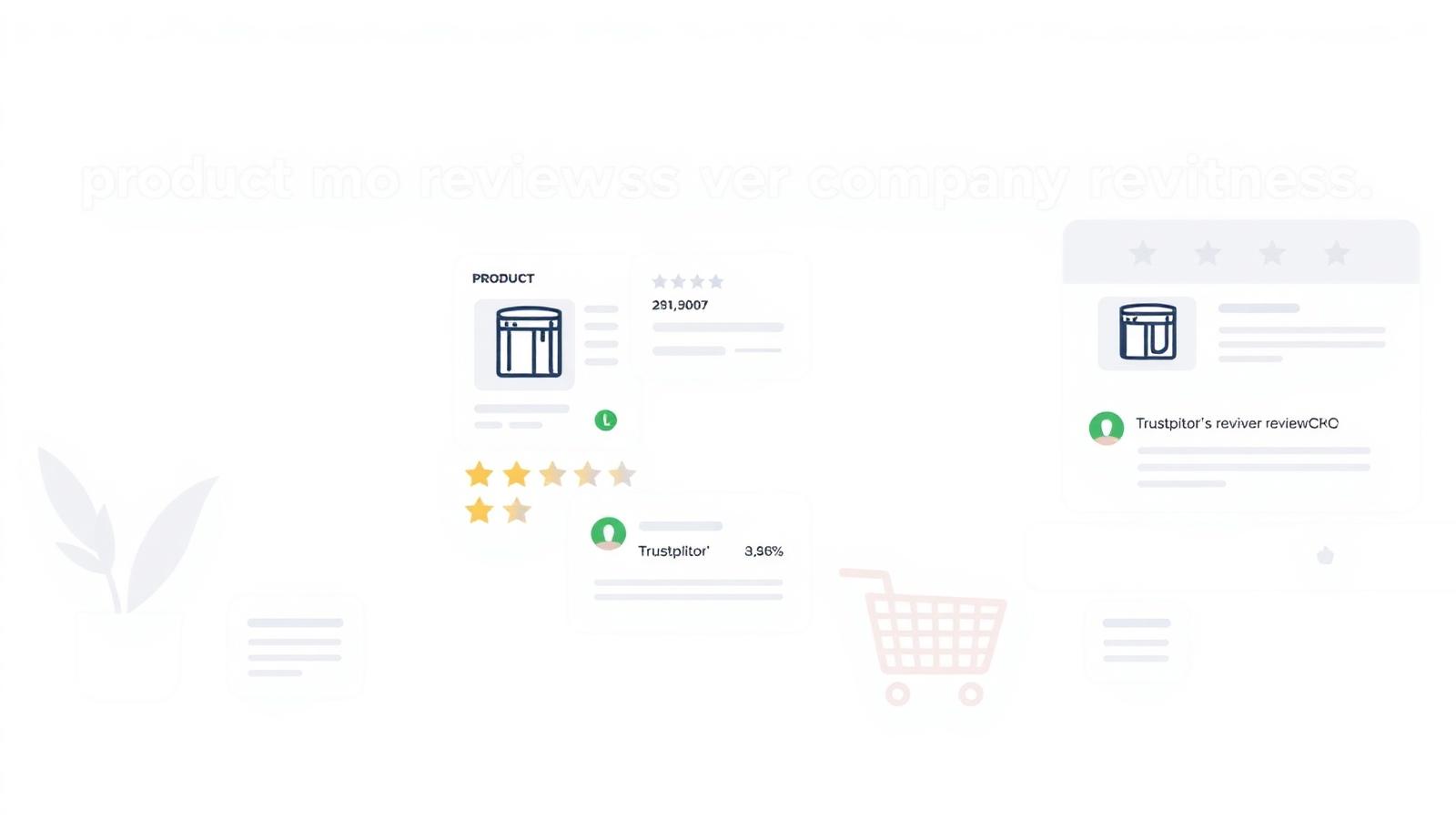 Trustpilot product reviews compared with company reviews